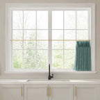 Liz Linen Pleated Cafe Curtains