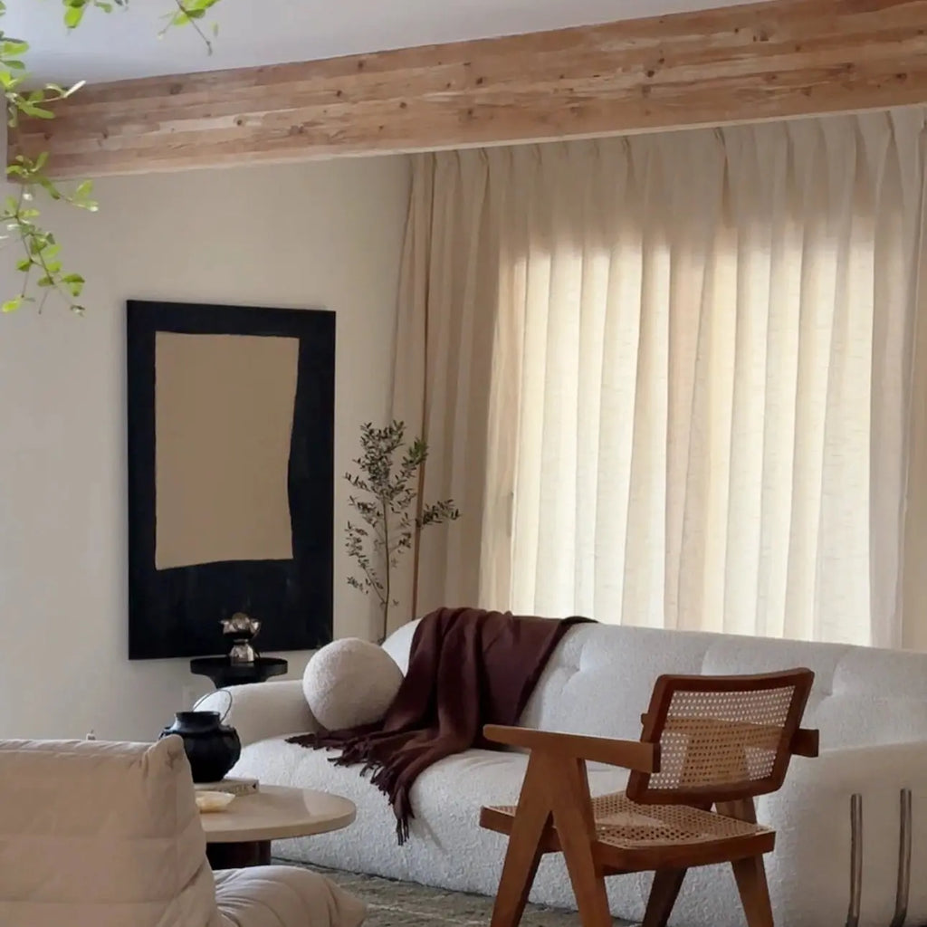 Jawara Luxury Linen Cotton Curtain Pleated