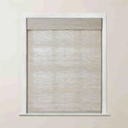 Rae Natural Ramie Flax Woven Wood Shades - Series C