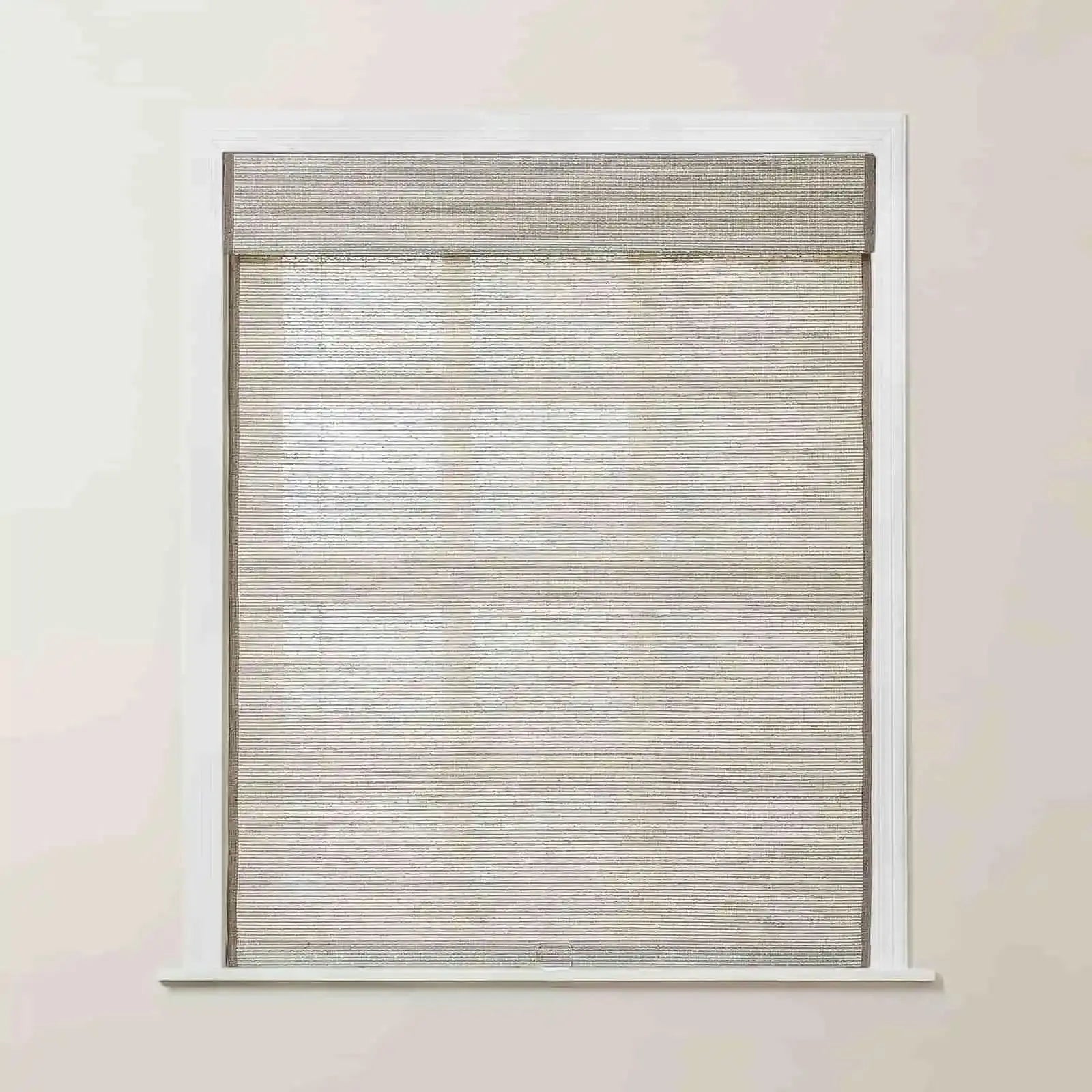 Rae Natural Ramie Flax Woven Wood Shades - Series C