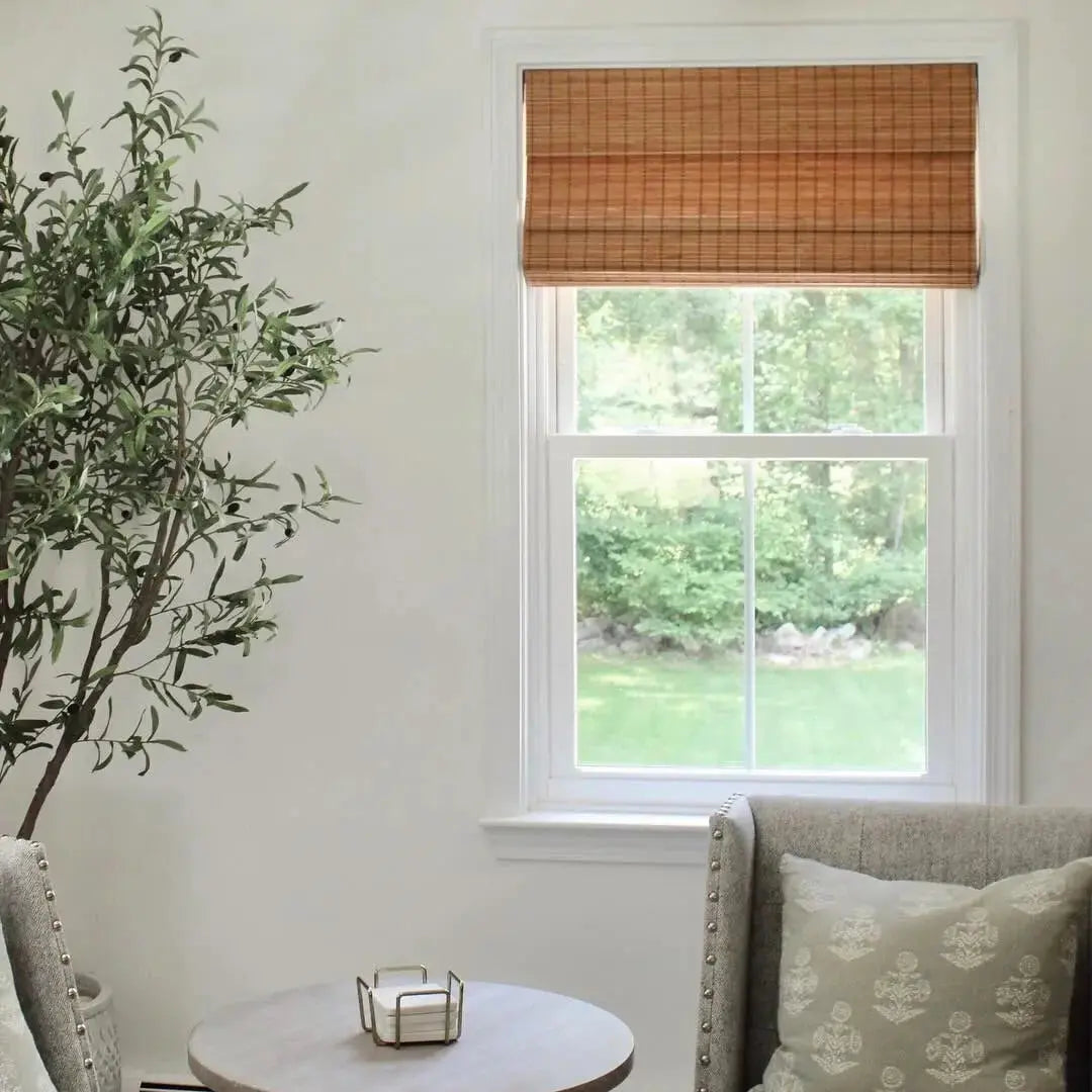 Sybil Bamboo Roman Shade Cordless