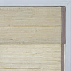 Rae Natural Ramie Flax Woven Wood Shades - Series C