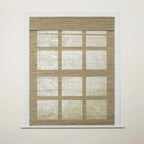Rae Natural Ramie Flax Woven Wood Shades - Series C