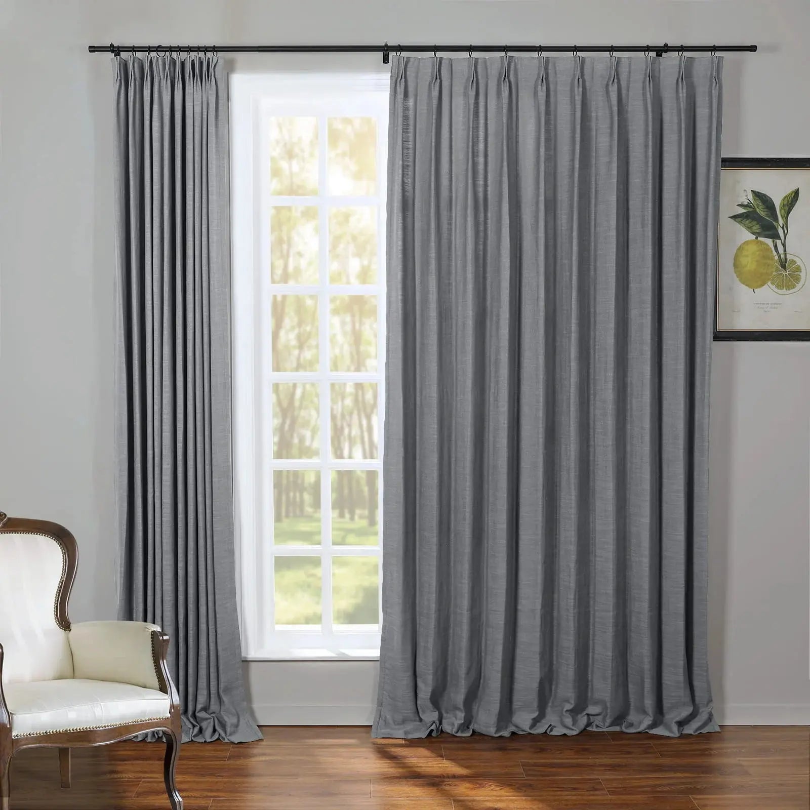 Kyla Linen Drapery Pleated