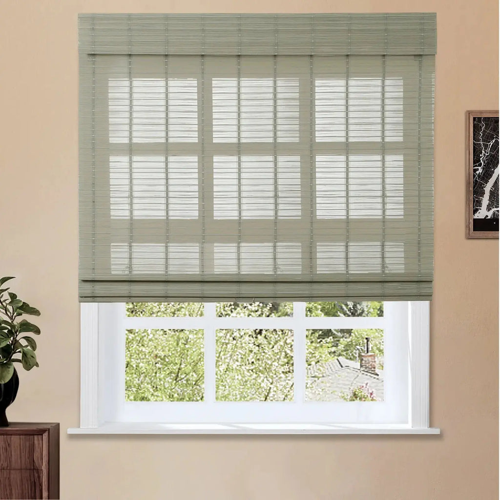 Sybil Bamboo Roman Shade Cordless