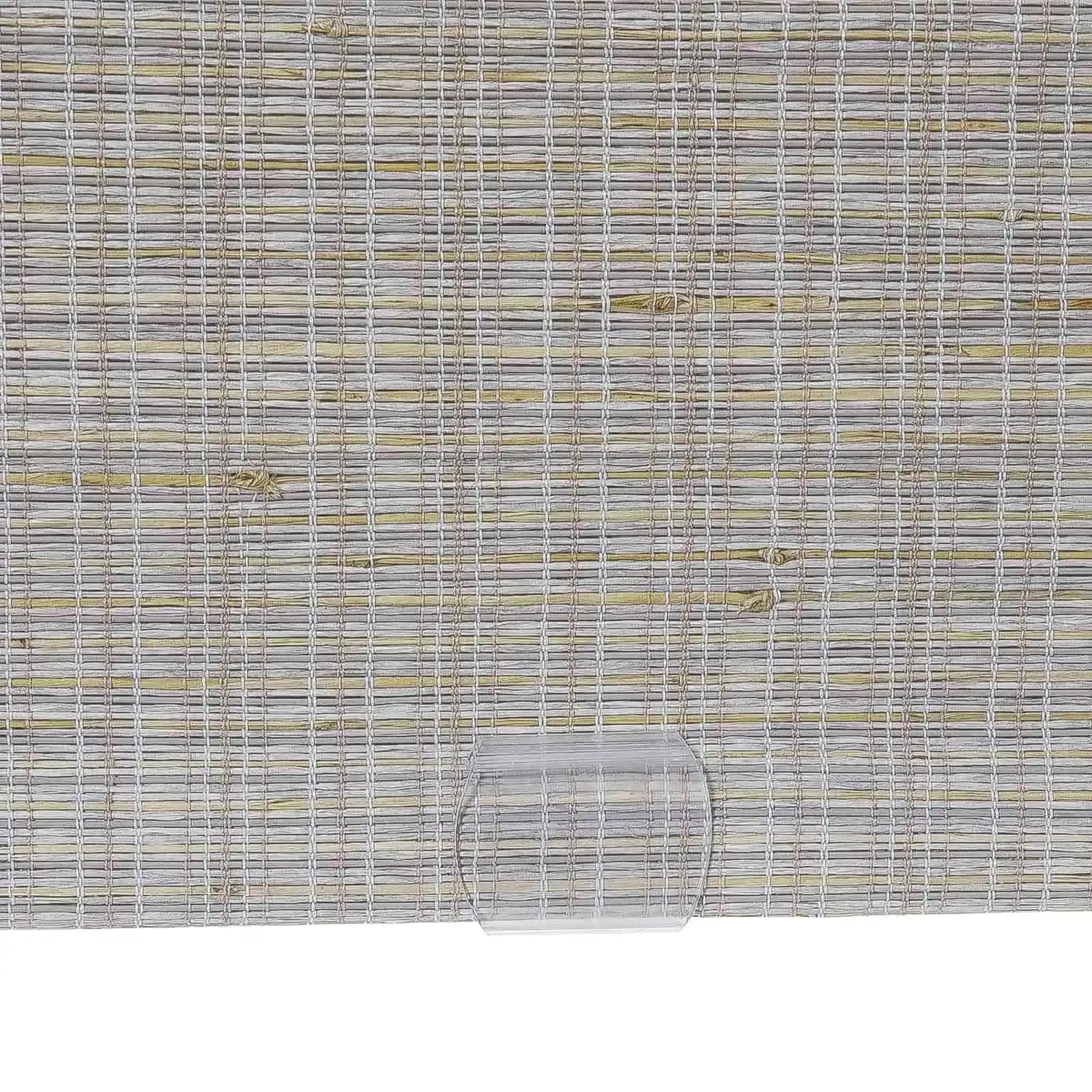 Rae Natural Ramie Flax Woven Wood Shades - Series C