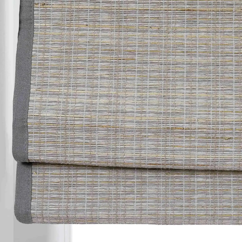 Rae Natural Ramie Flax Woven Wood Shades - Series C
