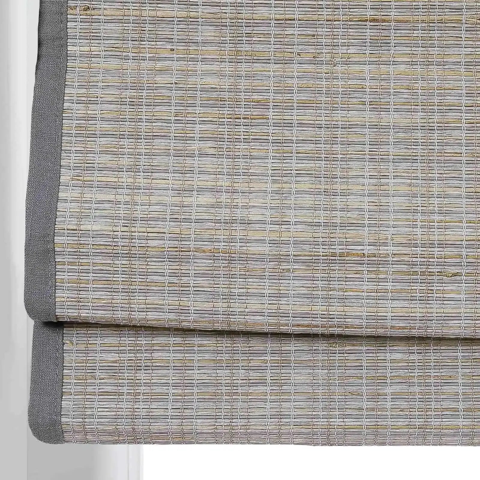 Rae Natural Ramie Flax Woven Wood Shades - Series C