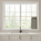 Liz Linen Pleated Cafe Curtains