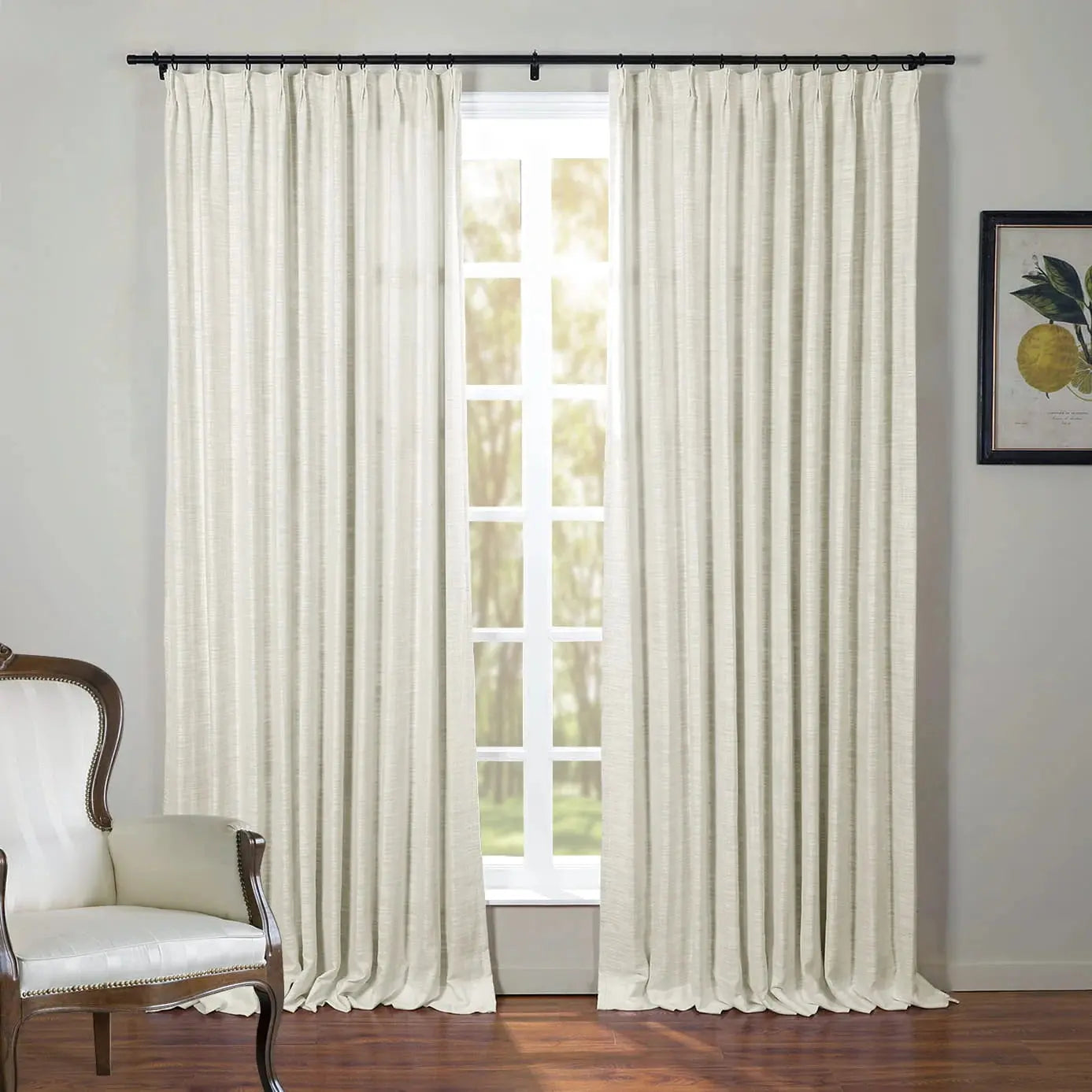 Kyla Linen Drapery Pleated