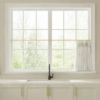 Liz Linen Pleated Cafe Curtains