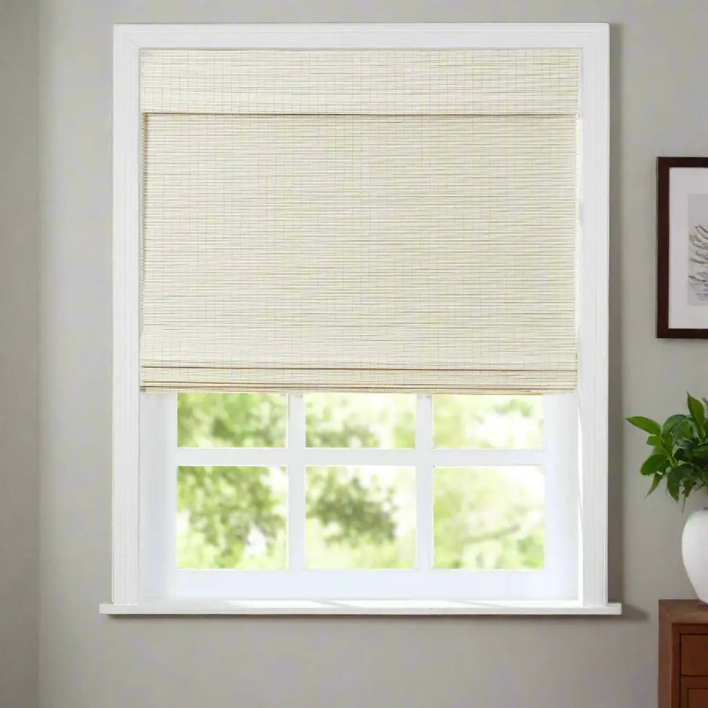 Sybil Bamboo Roman Shade Cordless