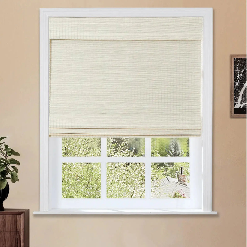 Sybil Bamboo Roman Shade Cordless