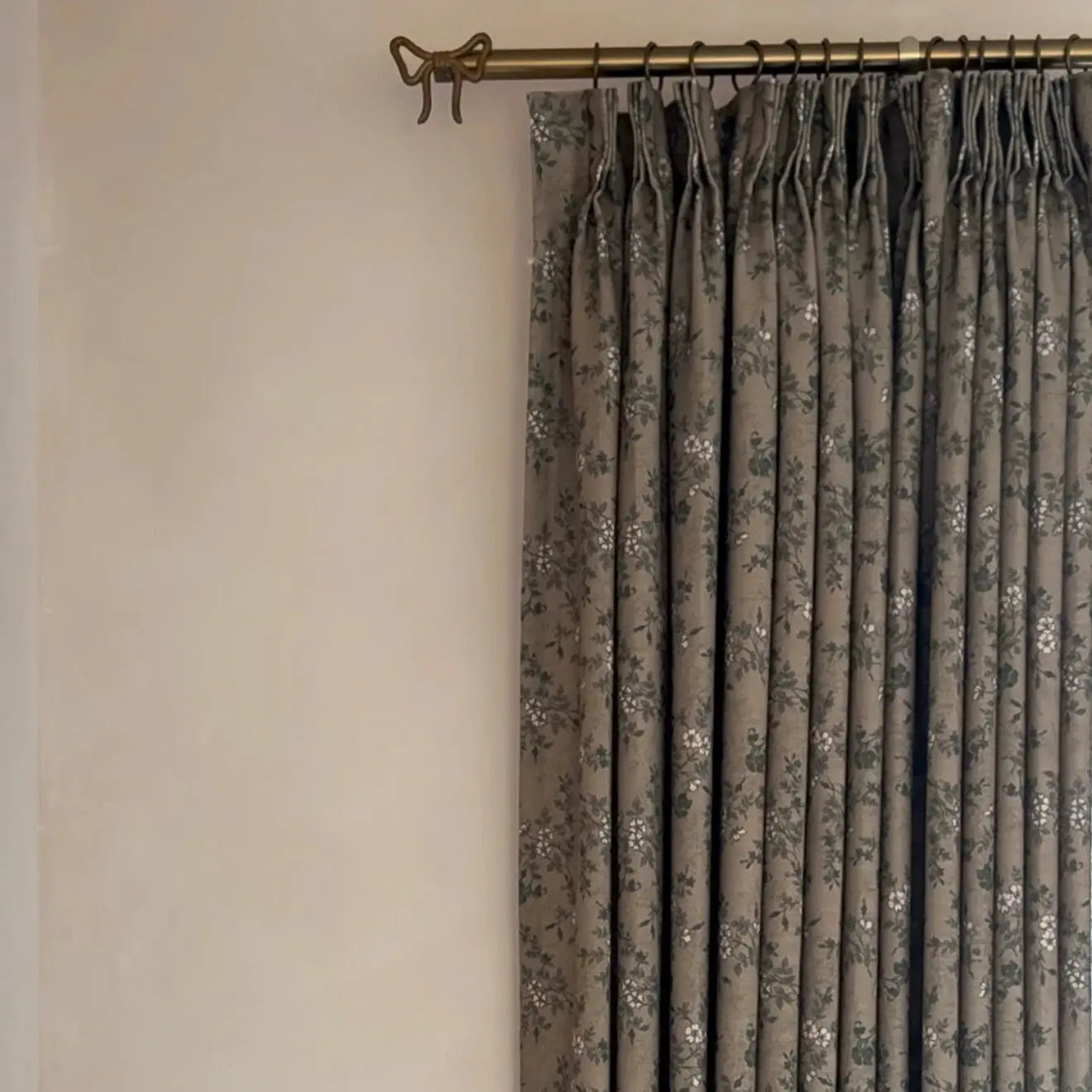 Sara Le Print Linen Drapery Pleated