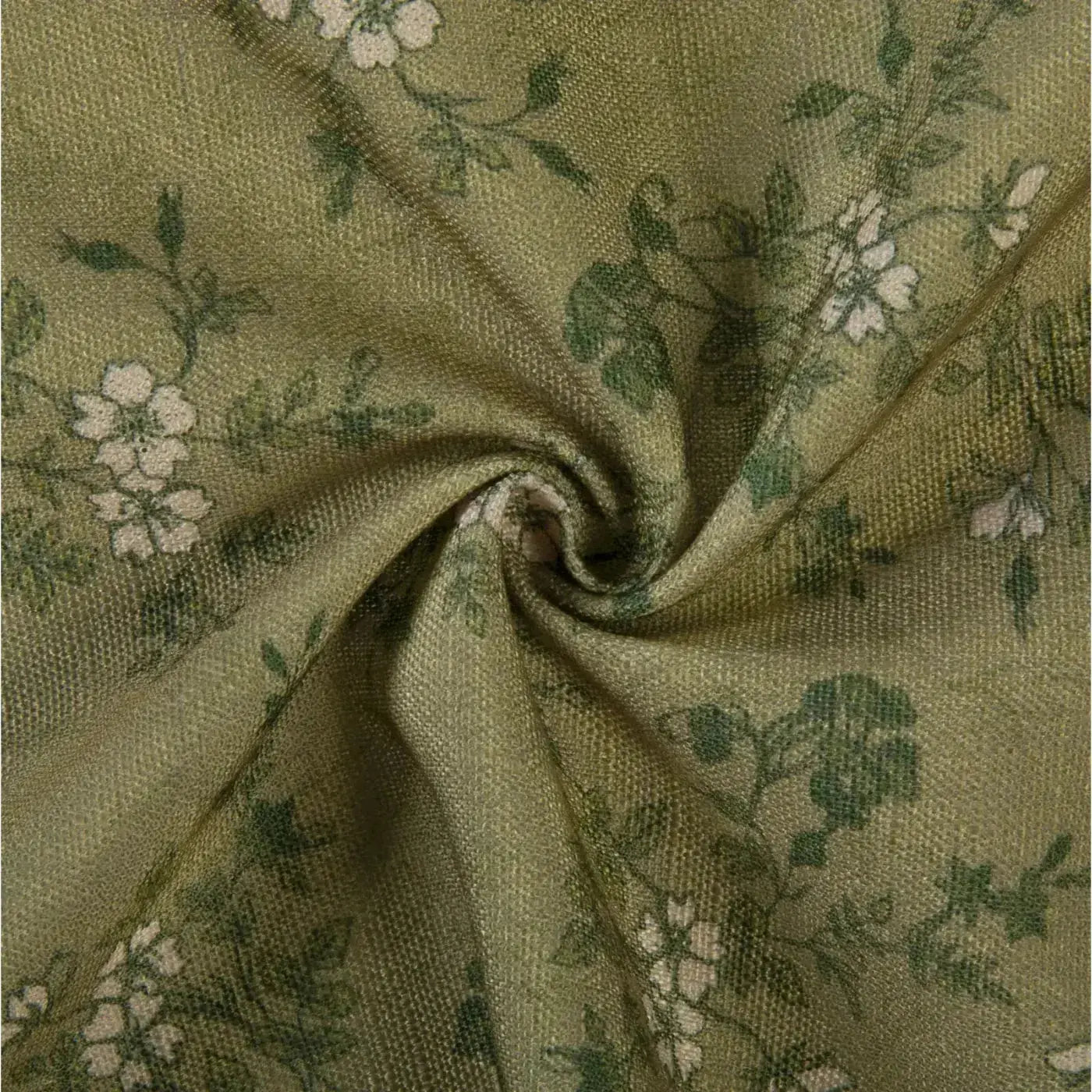 Sara Le Print Linen Drapery Pleated