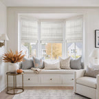 Jawara Linen Cotton Roman Shade Cordless