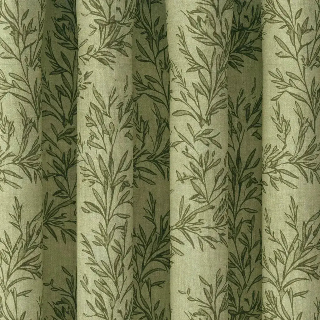 Sara Le Print Linen Drapery Pleated