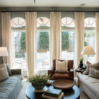 Jawara Luxury Linen Cotton Curtain Pleated