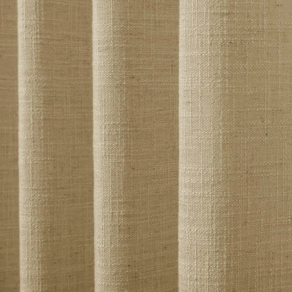 Liz Linen Pleated Cafe Curtains