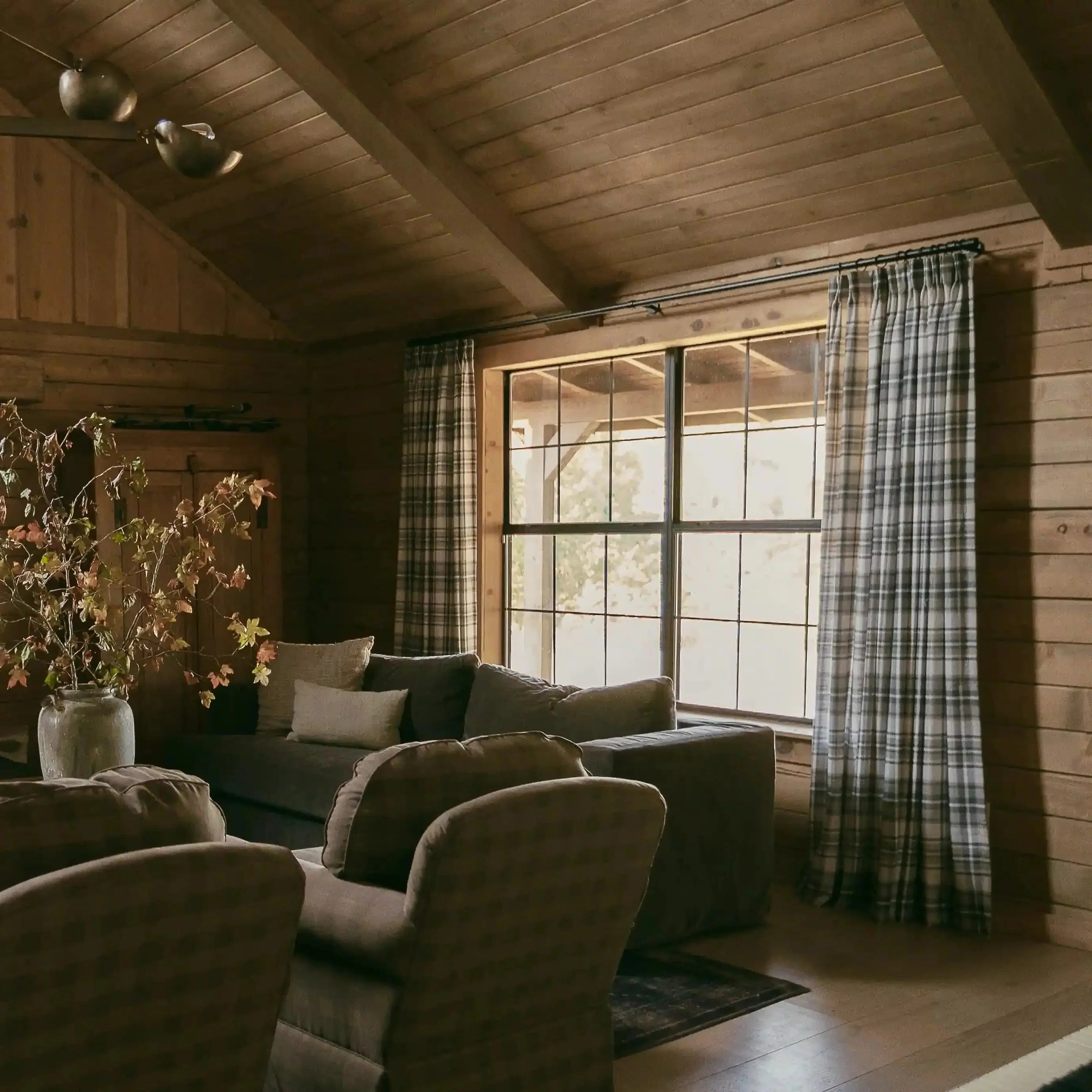 Sara Le Print Linen Drapery Pleated