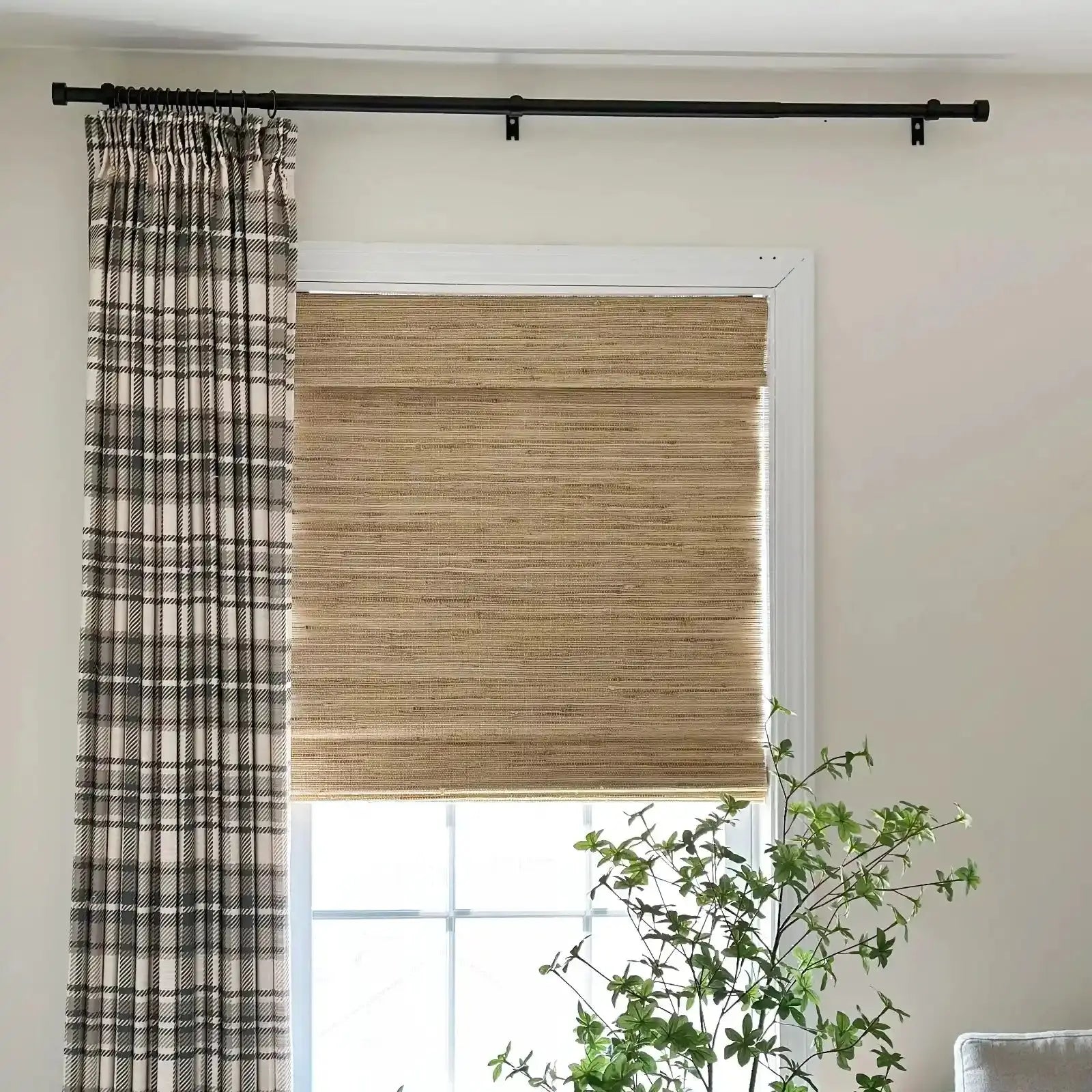 Sara Le Print Linen Drapery Pleated