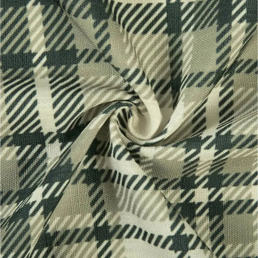 Sara Le Print Linen Drapery Pleated