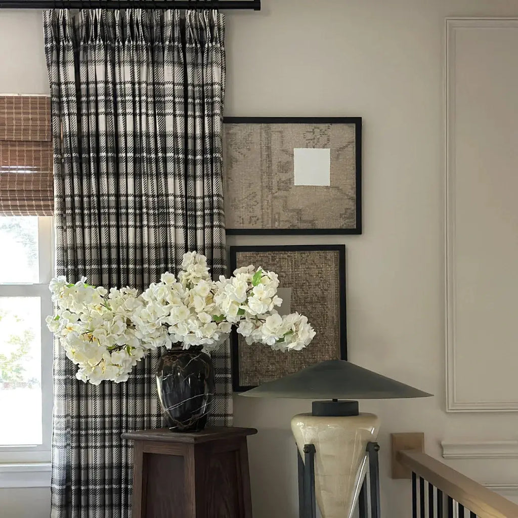 Sara Le Print Linen Drapery Pleated