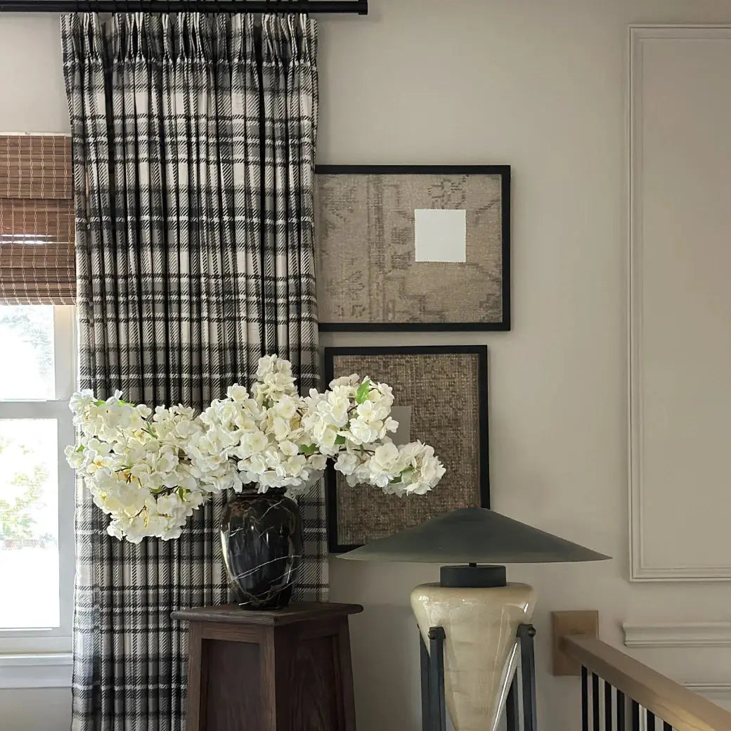 Sara Le Print Linen Drapery Pleated