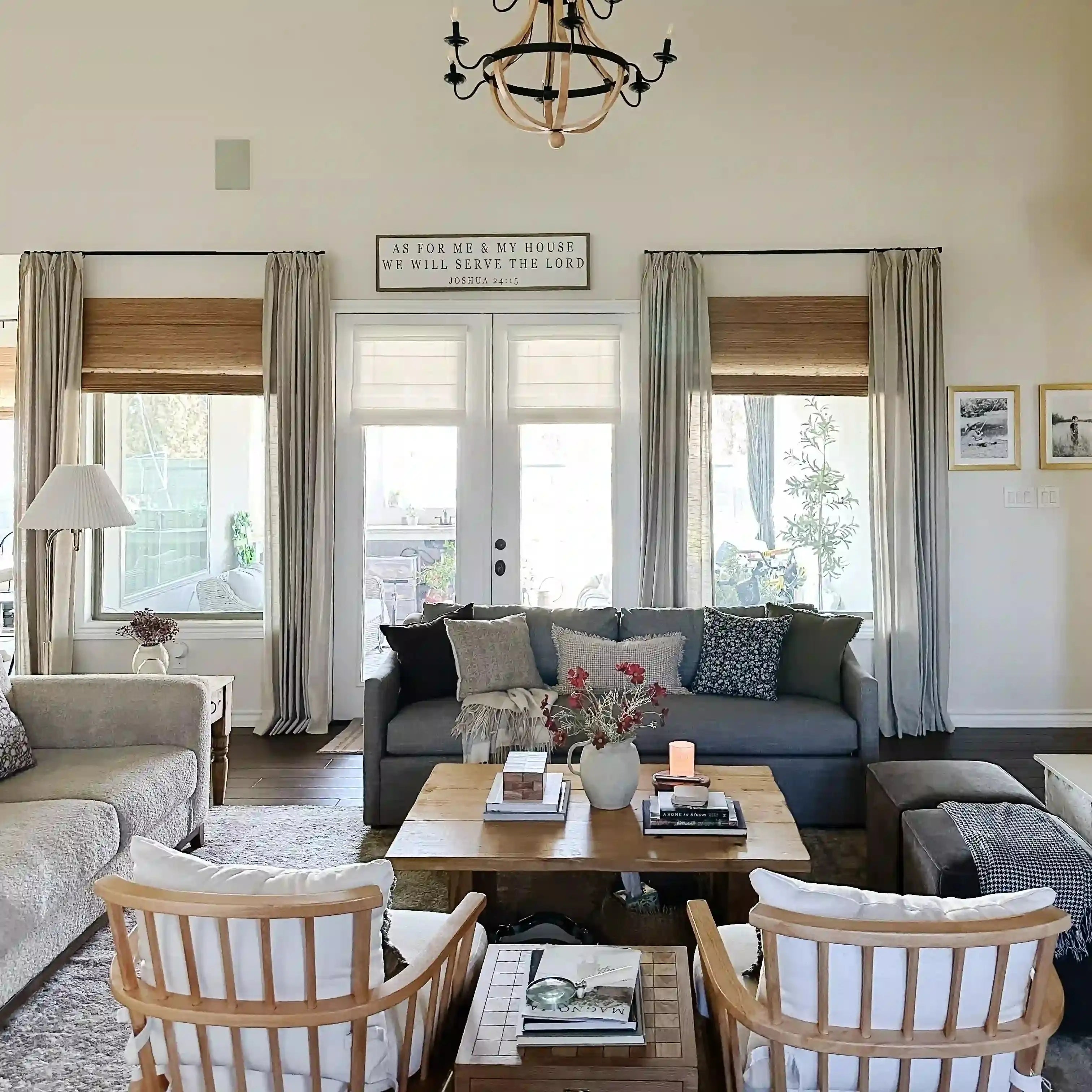 Natural Jute Bamboo Woven Shade - Bark