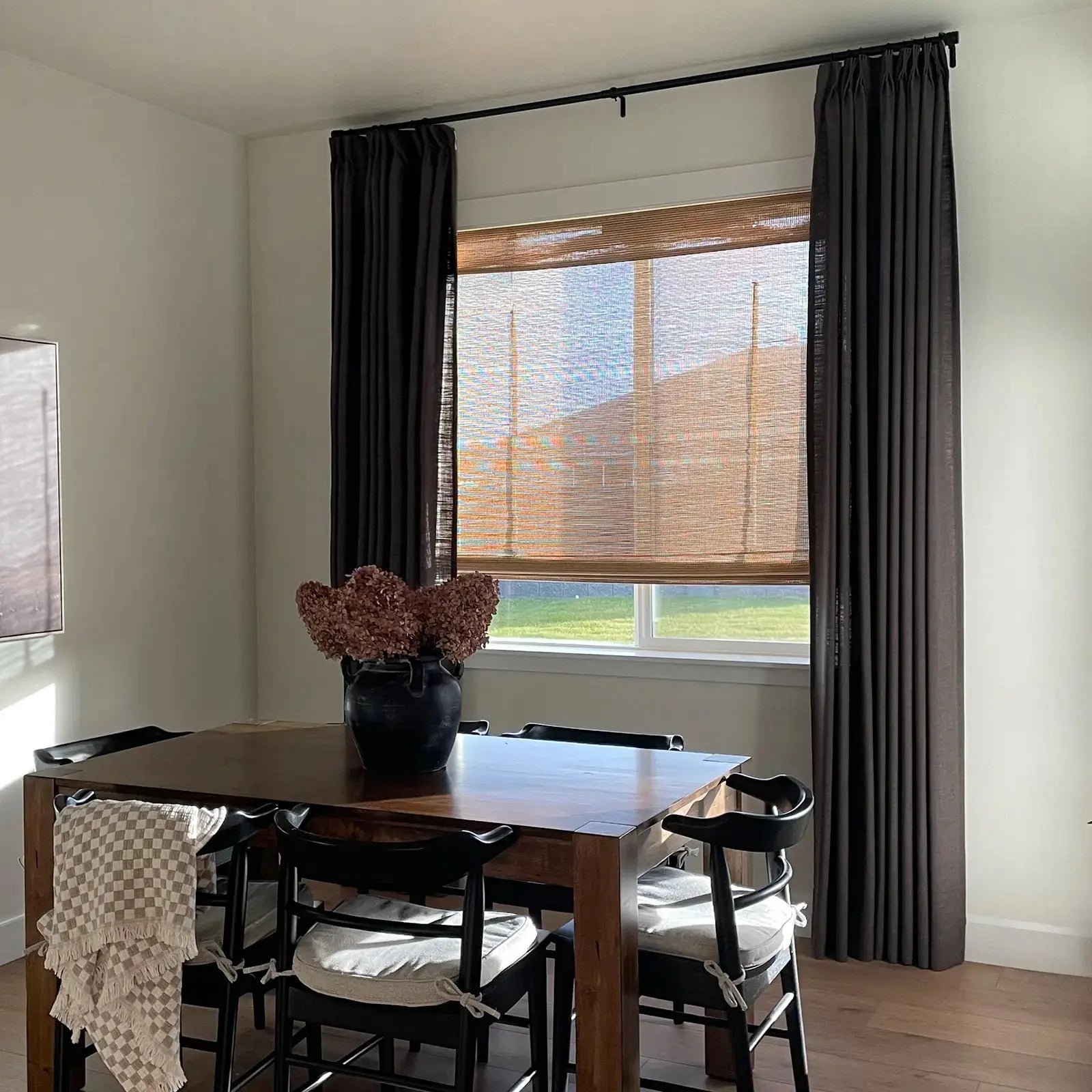 Natural Ramie Bamboo Woven Shade - Beige