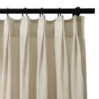 Flynn Airy Lightweight Sheer Curtain Pleated