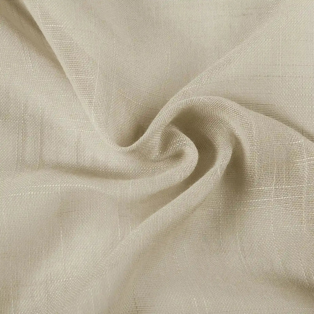 Flynn Airy Lightweight Sheer Curtain Pleated