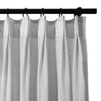 Flynn Airy Lightweight Sheer Curtain Pleated