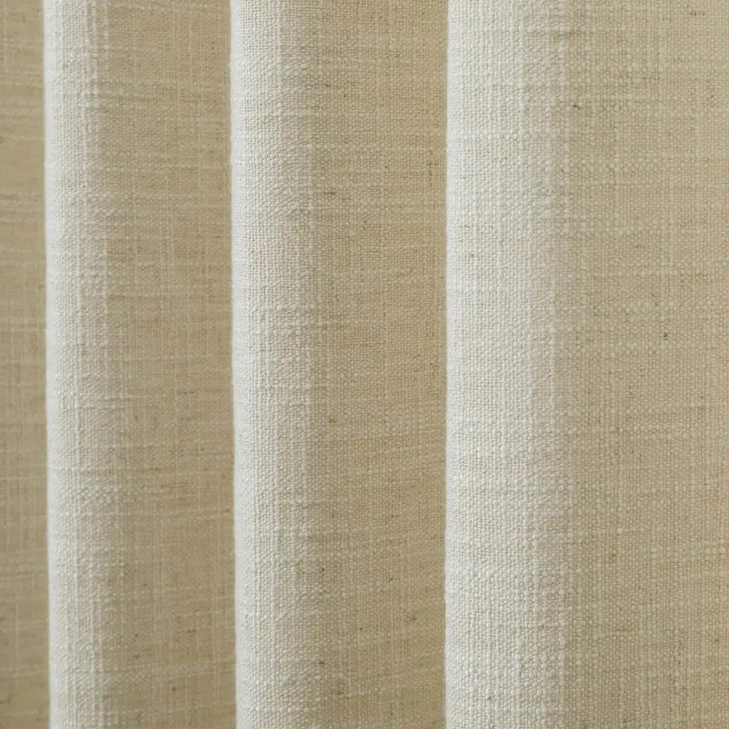 Liz Linen Pleated Cafe Curtains