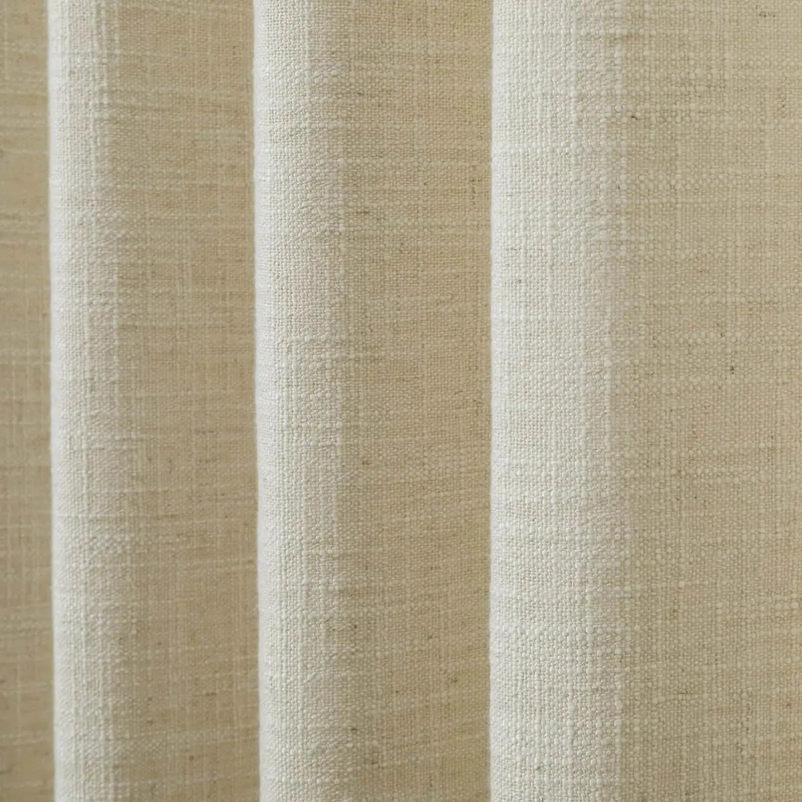 Liz Linen Pleated Cafe Curtains