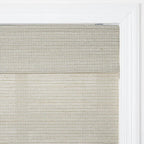 Rae Natural Ramie Flax Woven Wood Shades - Series C