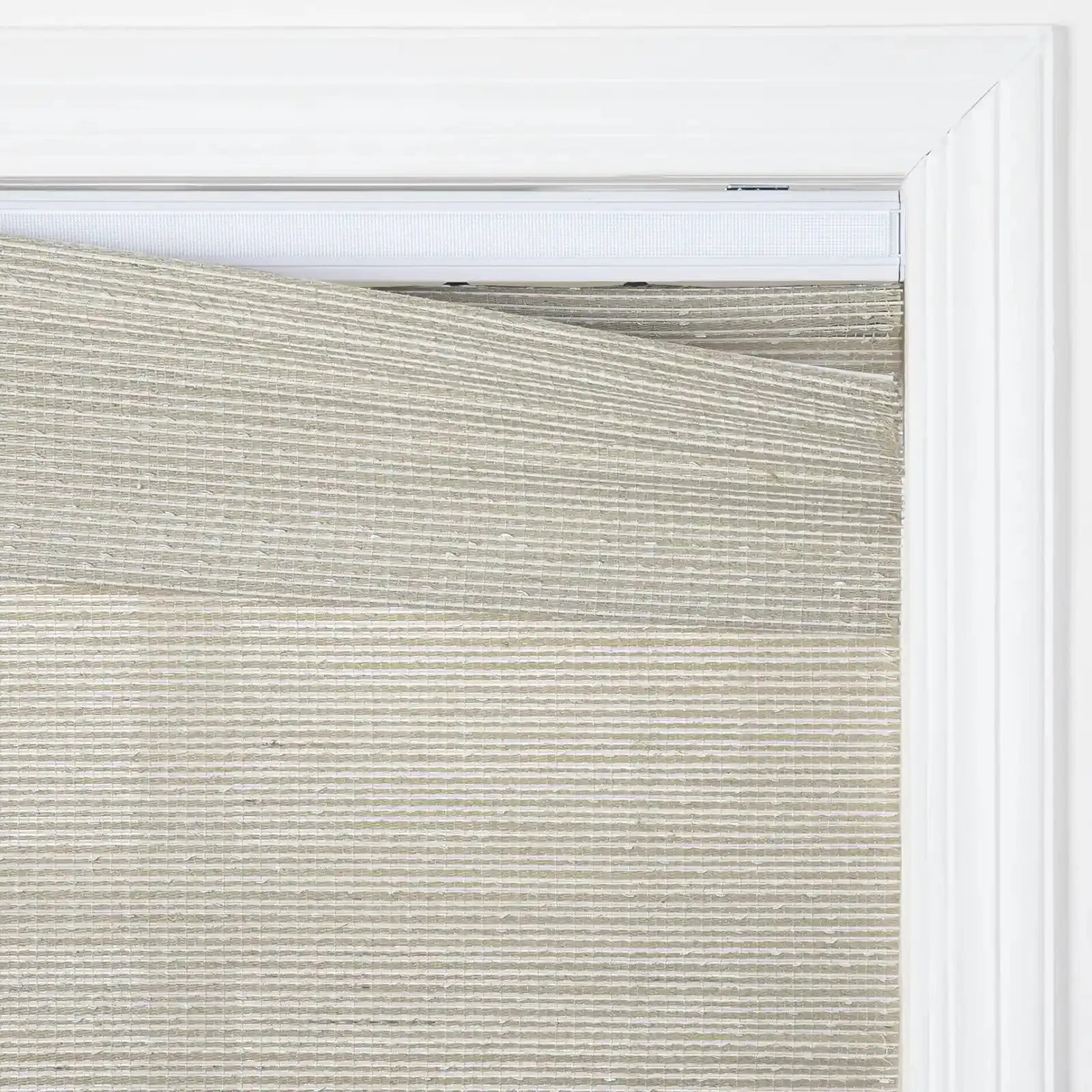 Rae Natural Ramie Flax Woven Wood Shades - Series C
