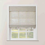 Rae Natural Ramie Flax Woven Wood Shades - Series C