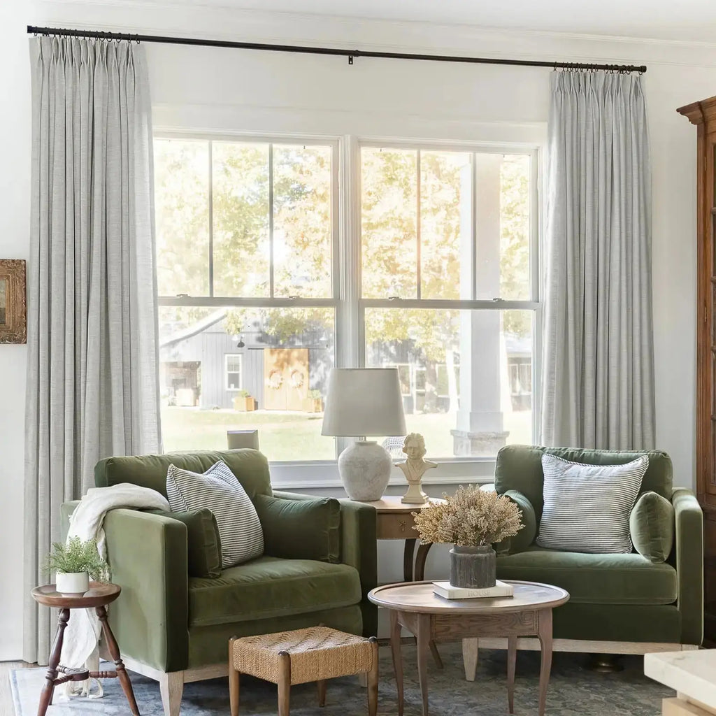 Liz Linen Drape Pleated