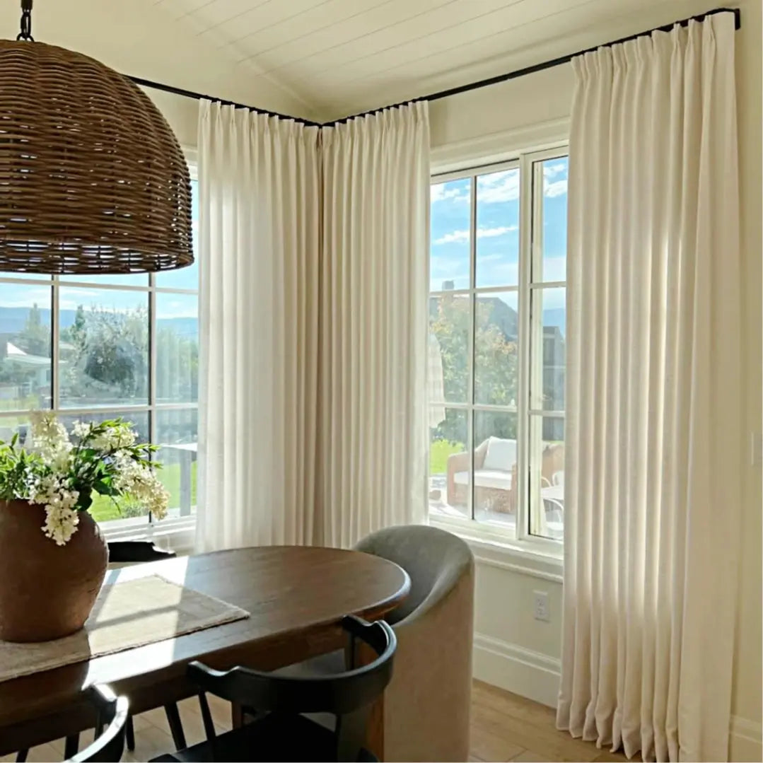 Liz Linen Drape Pleated