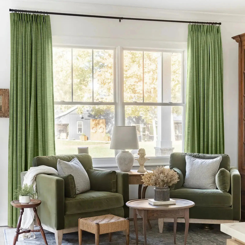 Liz Linen Drape Pleated