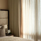 Liz Linen Curtains with Border Trim (Sold per Pair)
