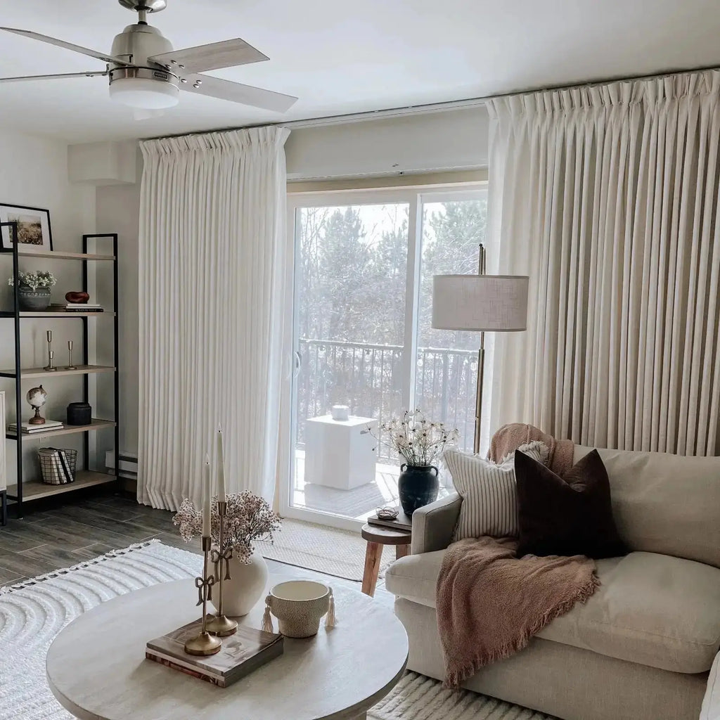 Liz Linen Drape Pleated