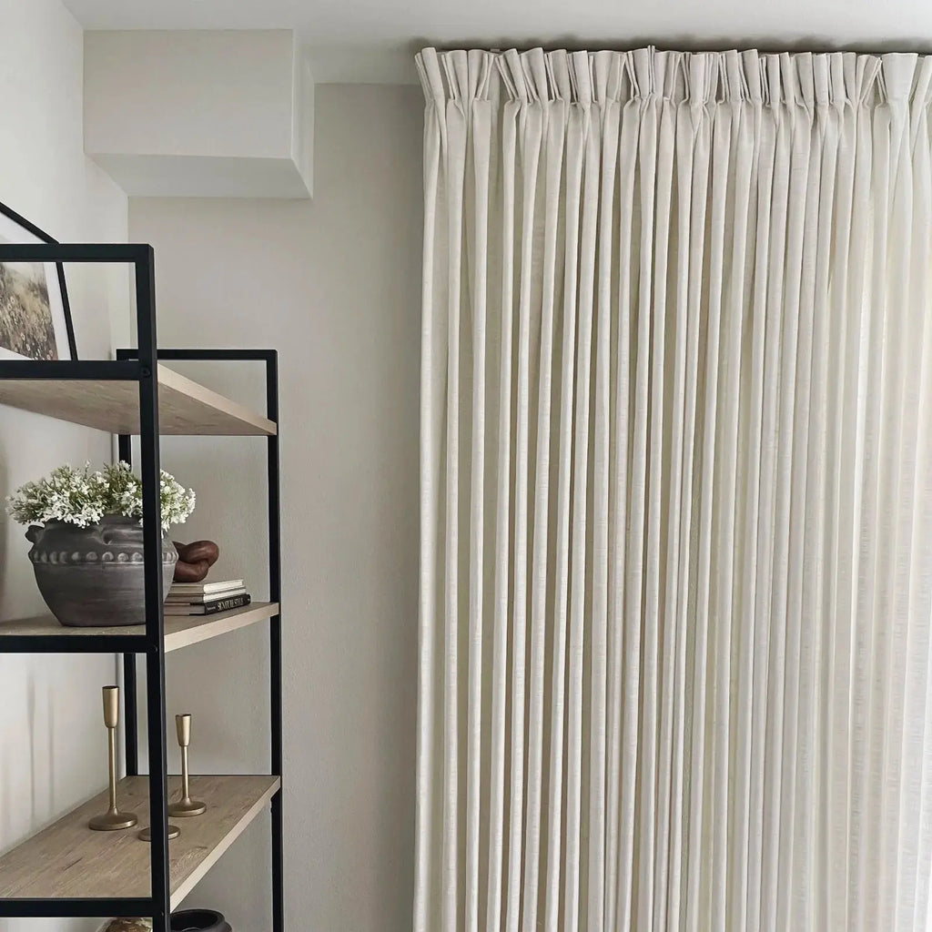 Liz Linen Drape Pleated