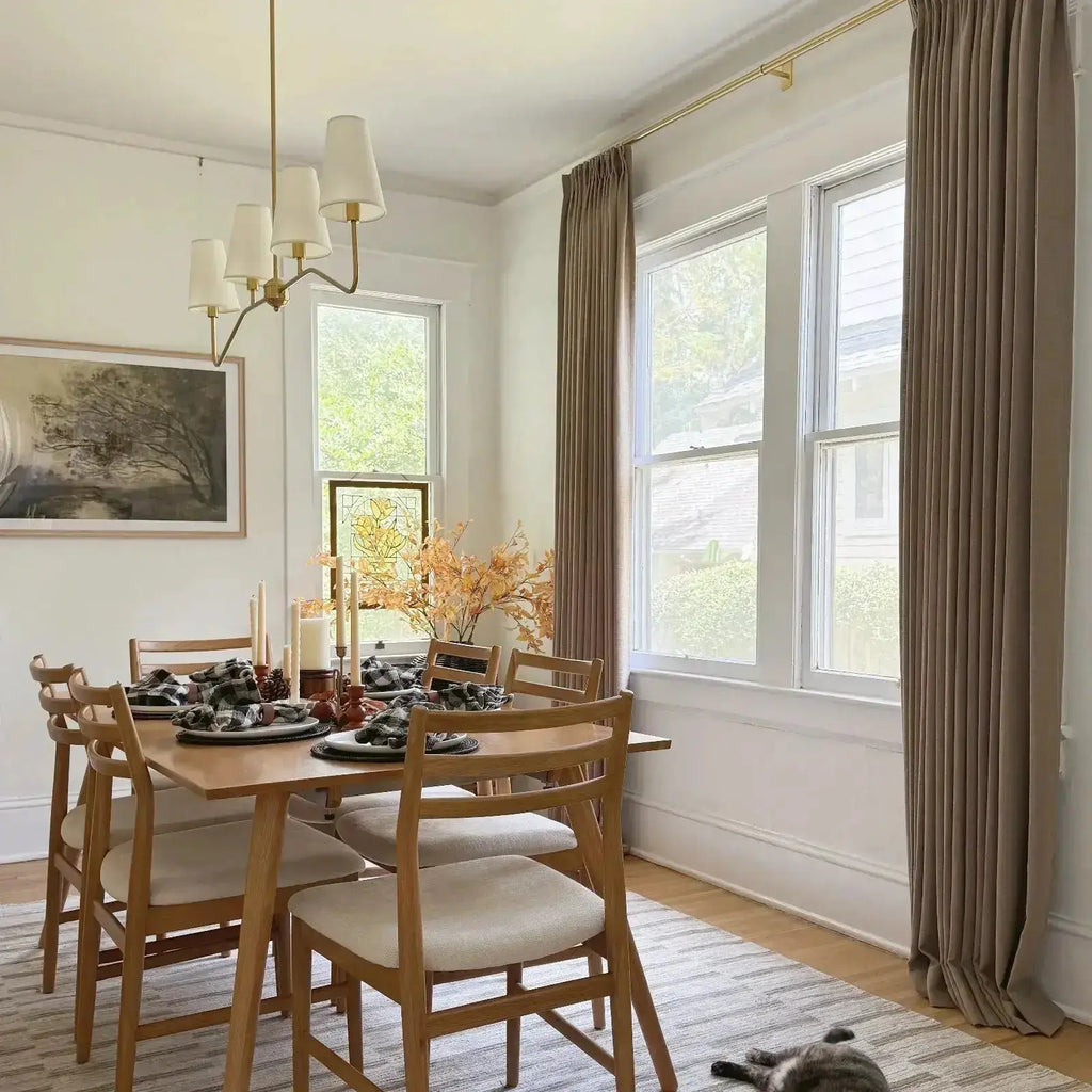 Liz Linen Drape Pleated