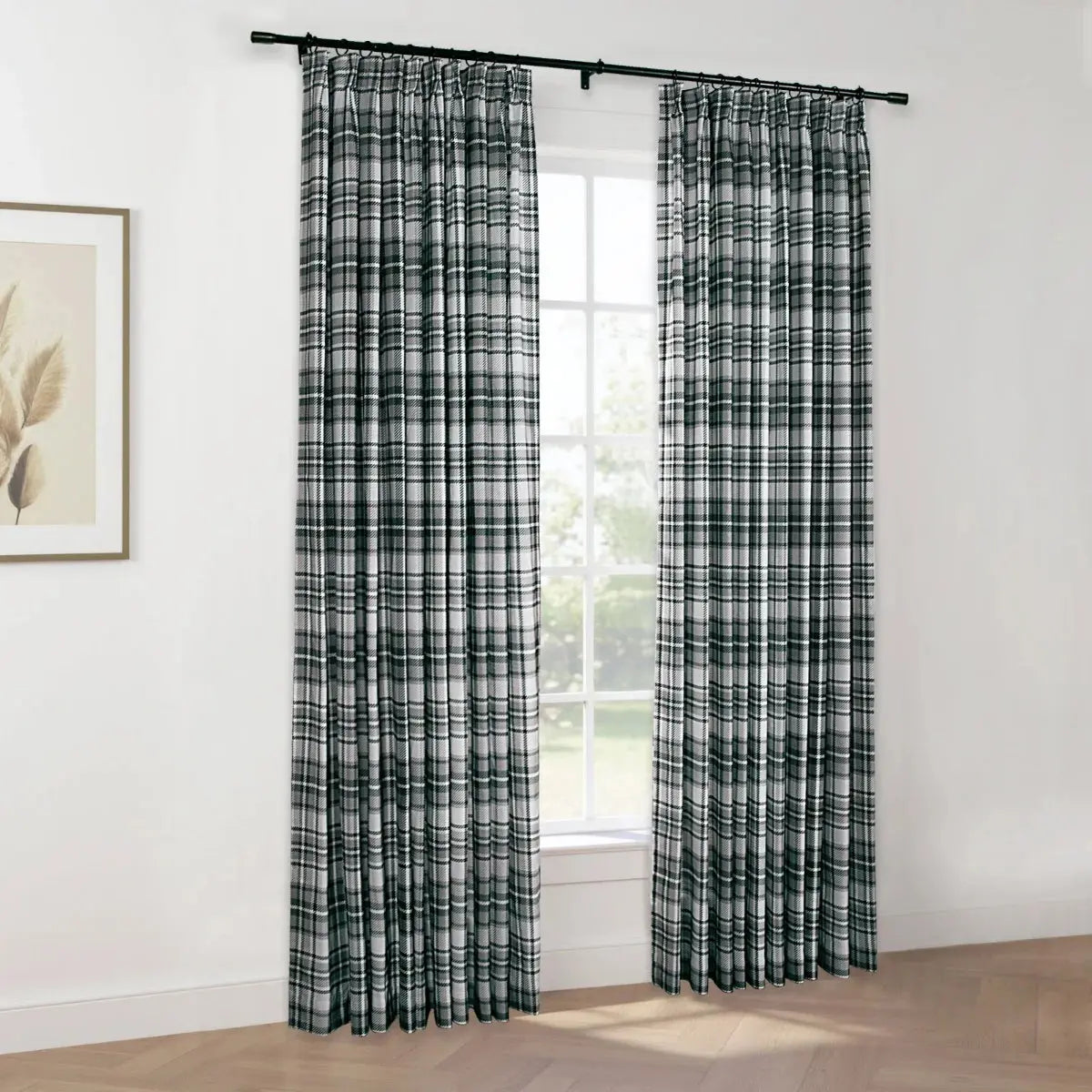 Sara Le Print Linen Drapery Pleated