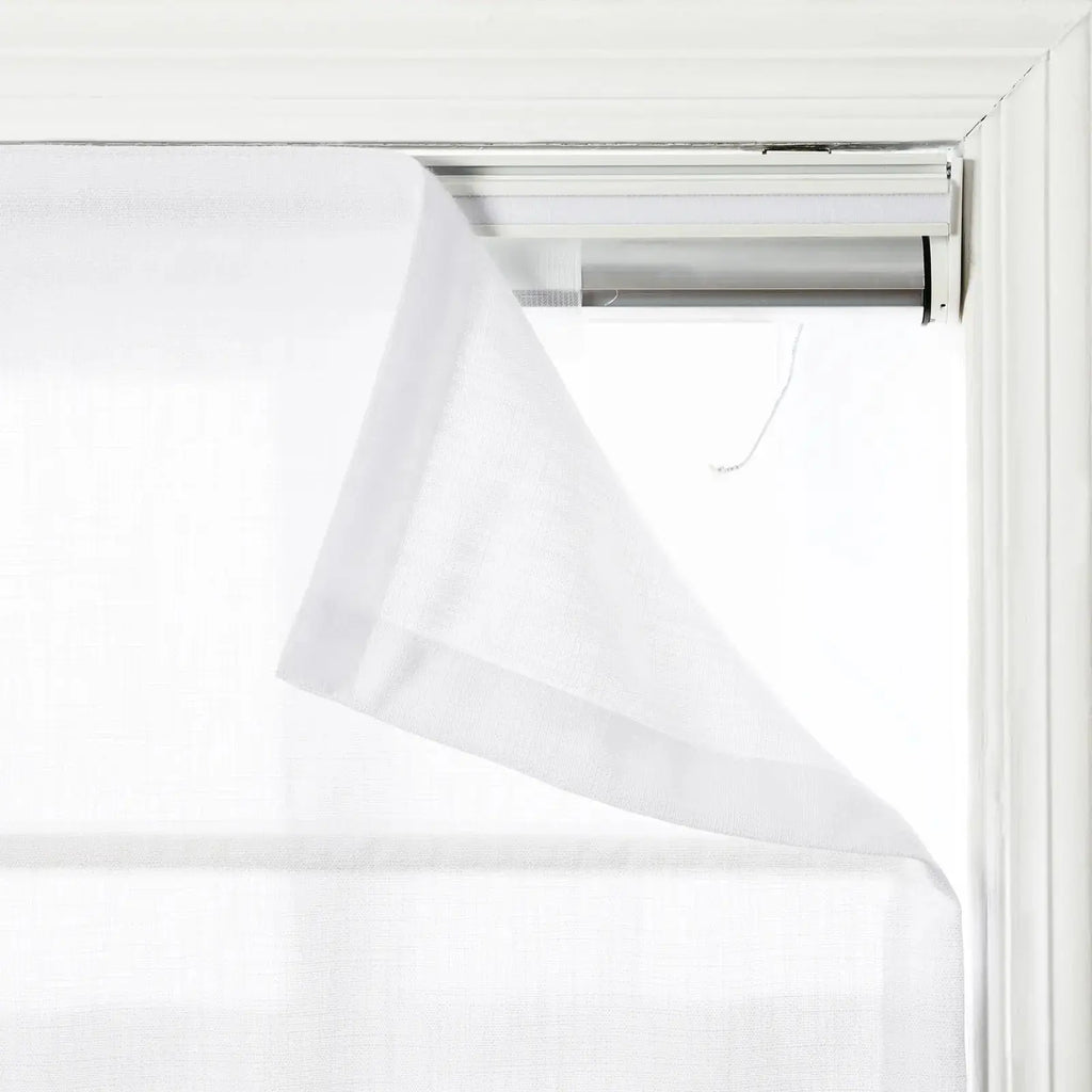 Motorized Roman Shade Cordless