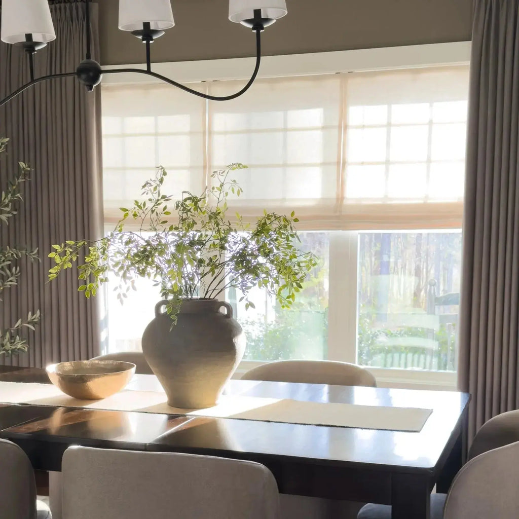 Patti Belgian Linen Roman Shade Cordless