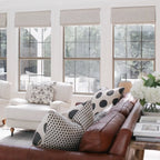 Motorized Roman Shade Cordless