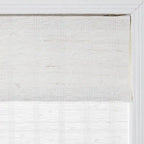 Rae Natural Ramie Flax Woven Wood Shades - Series C